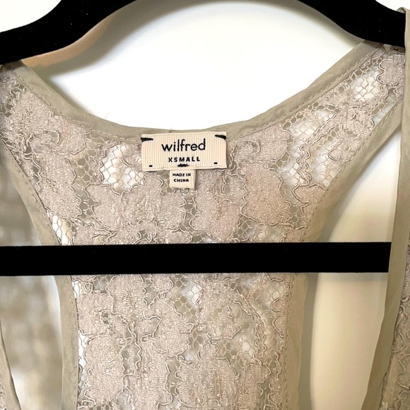 Wilfred Gray Lace Top - Picture 7 of 7